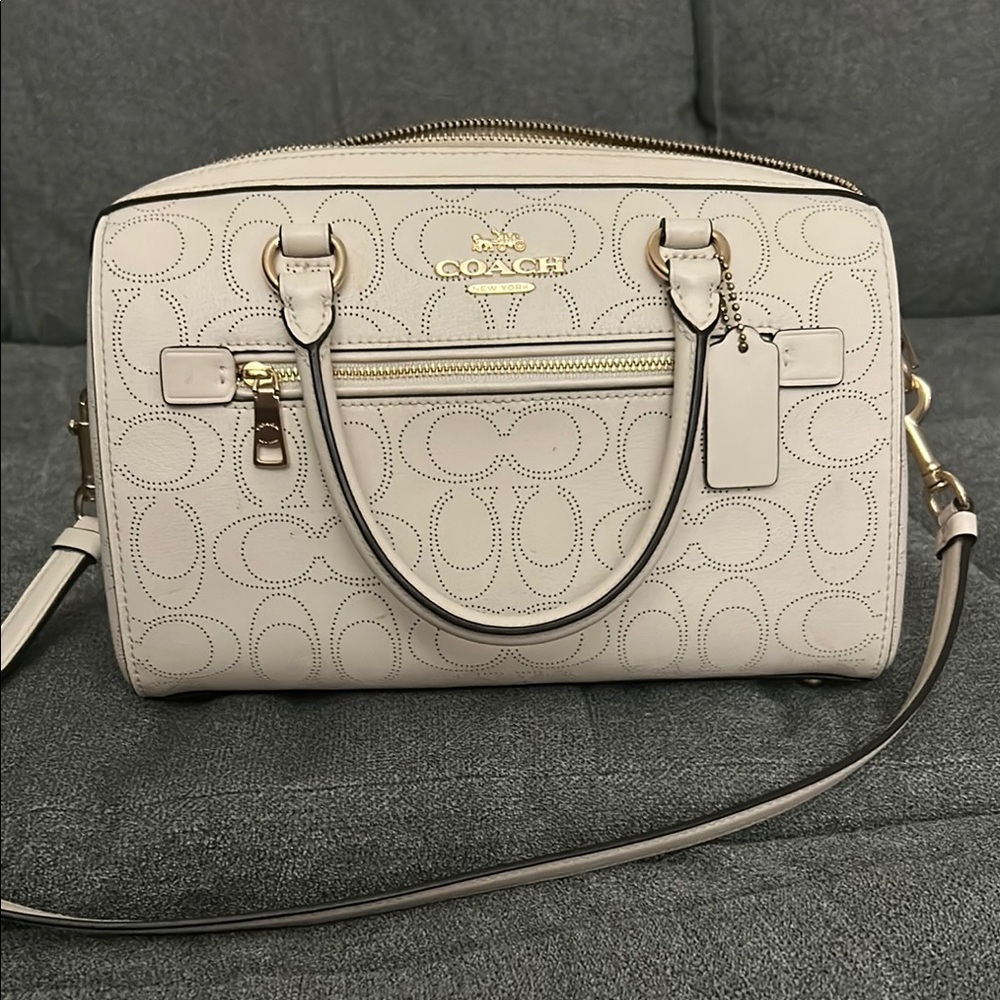 Coach Cream Satchel